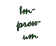 Notizzettel als Link zum Impressum